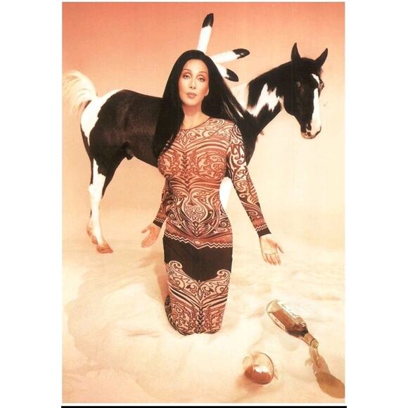 Jean Paul Gaultier SS 1996 Semi Sheer T Shirt With Black Mesh and Morph Size M - Picture 8 of 8